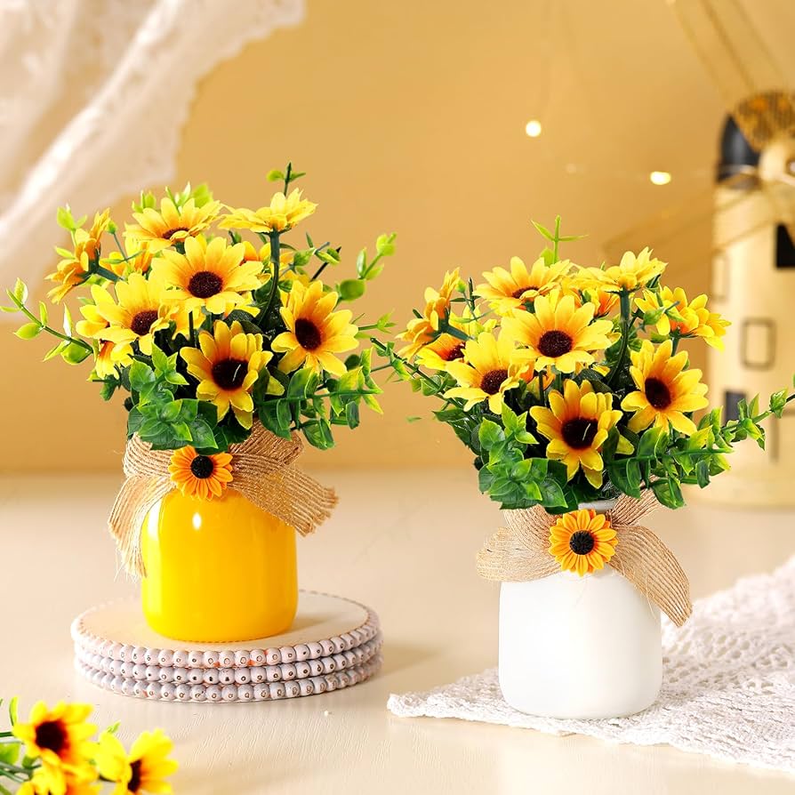 fake flowers need vase support for stable display
