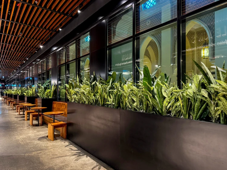 fire safe artificial flowers for restaurants and hospitality