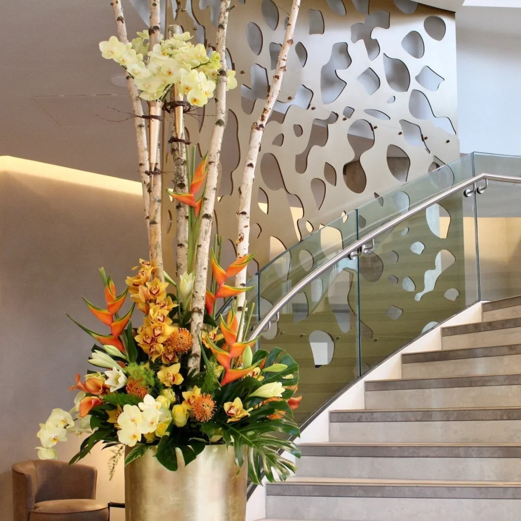 best hotel artificial flowers for hotel lobby arrangements
