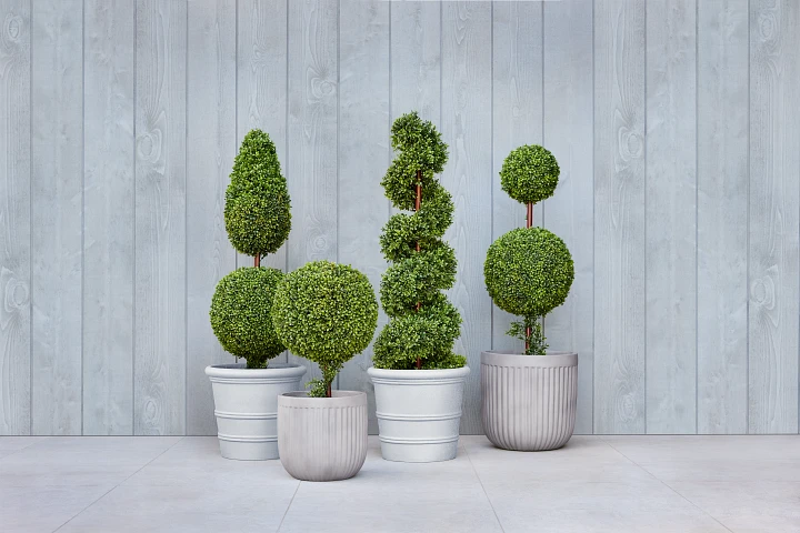 how to plant artificial plants in pots for stable realistic commercial display