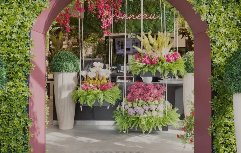 artificial flowers in planter ideas for homes and businesses