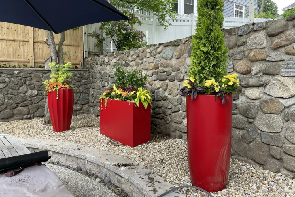 stable filler for artificial plant pots