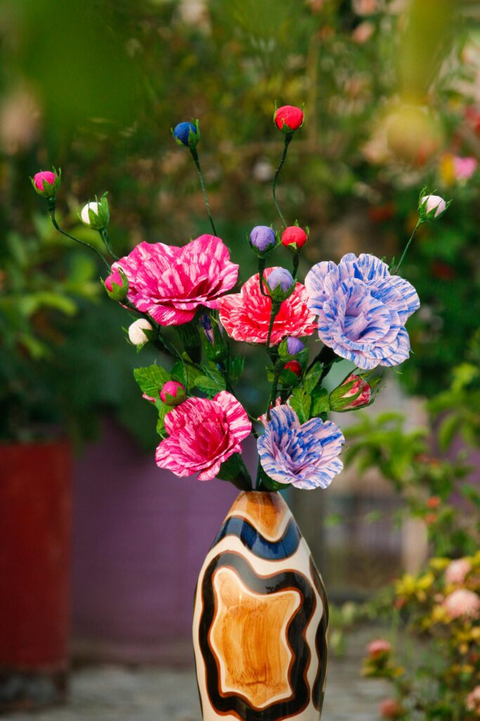 what are fake flowers called in the decor industry for B2B sourcing