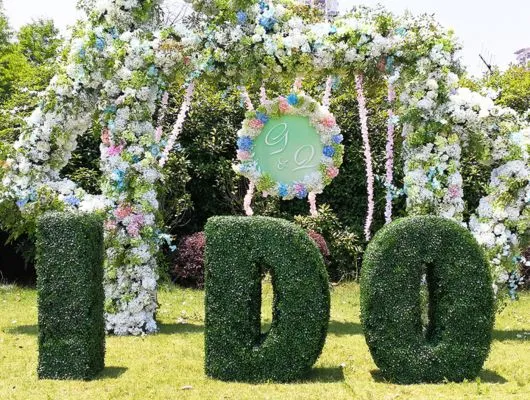 artificial commercial outdoor plants for business decoration