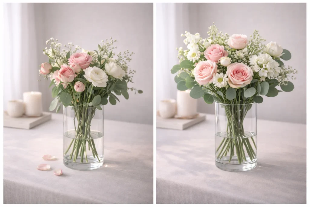 why do artificial flowers look fake in cheap bulk orders compared with premium artificial flowers
