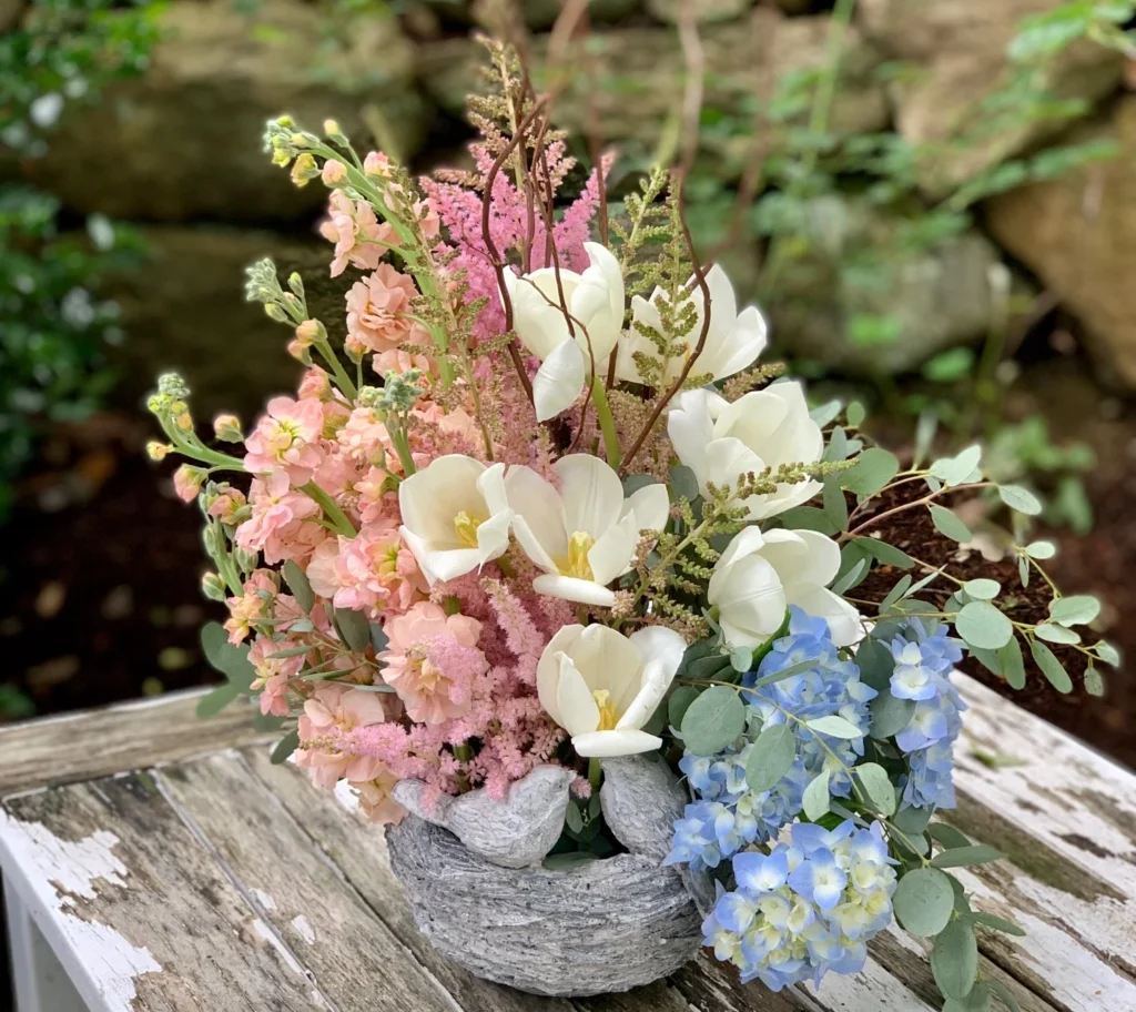 can you use floral foam outside in rain heat and wind