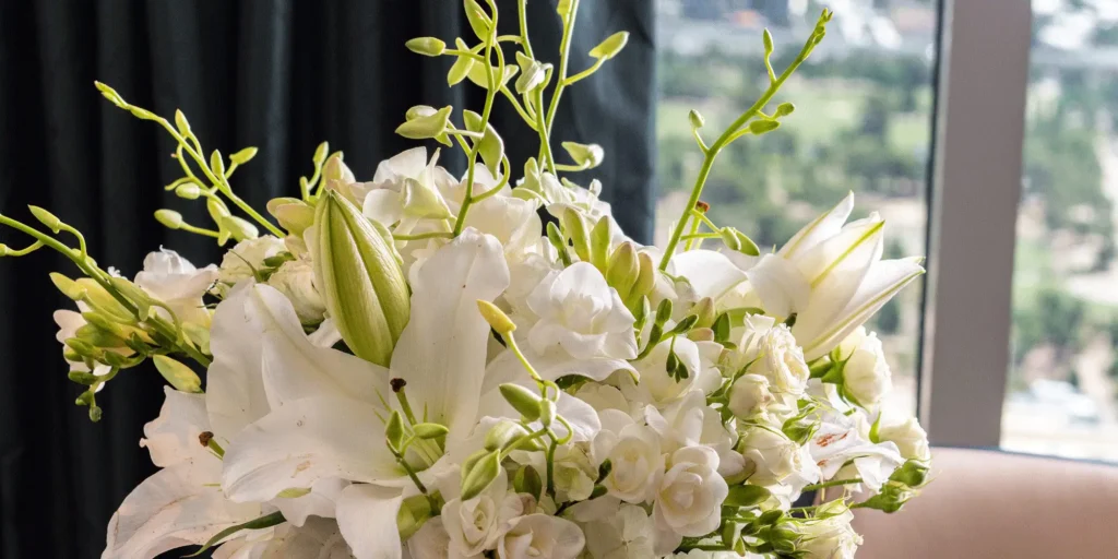 real touch flowers vs silk flowers for weddings hotels and retail displays