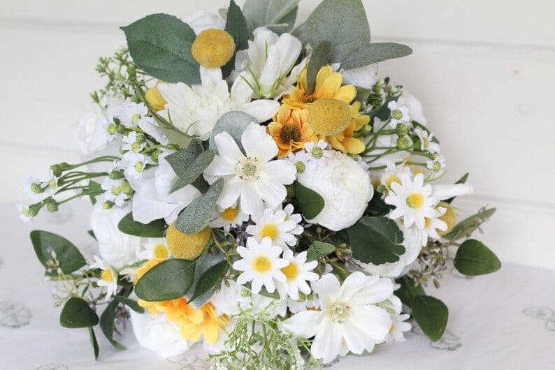 real touch best artificial flowers for wedding bouquets in bridal photos