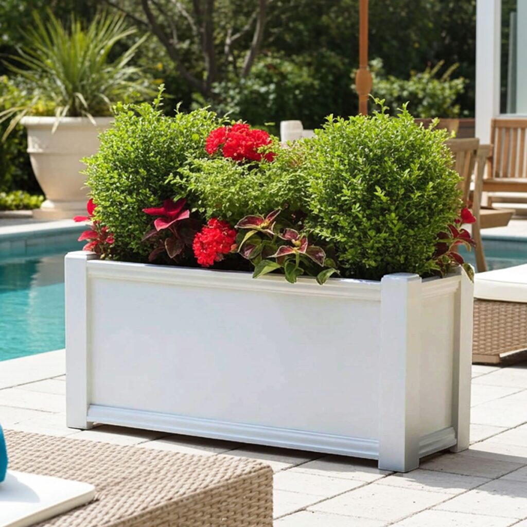 secure artificial flowers outside commercial outdoor planter installation secure artificial flowers outside commercial outdoor planter