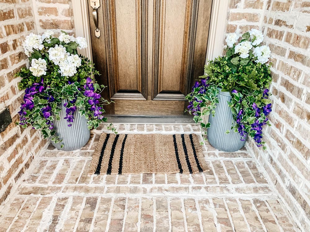 secure artificial flowers outside commercial windy installation secure artificial flowers outside commercial windy installation
