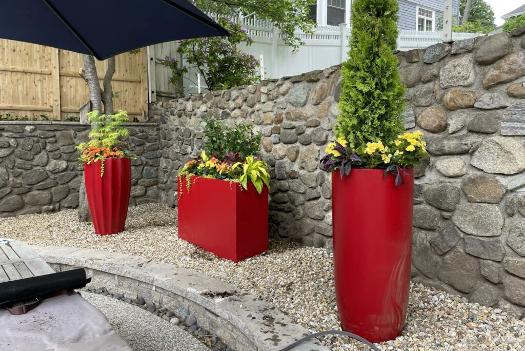 secure artificial flowers outside heavy planter base secure artificial flowers outside heavy planter base