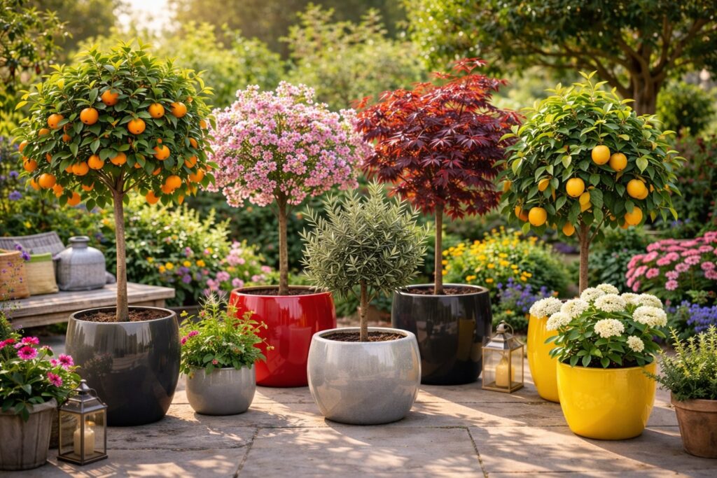 secure fake flowers in outdoor planters for windy spaces