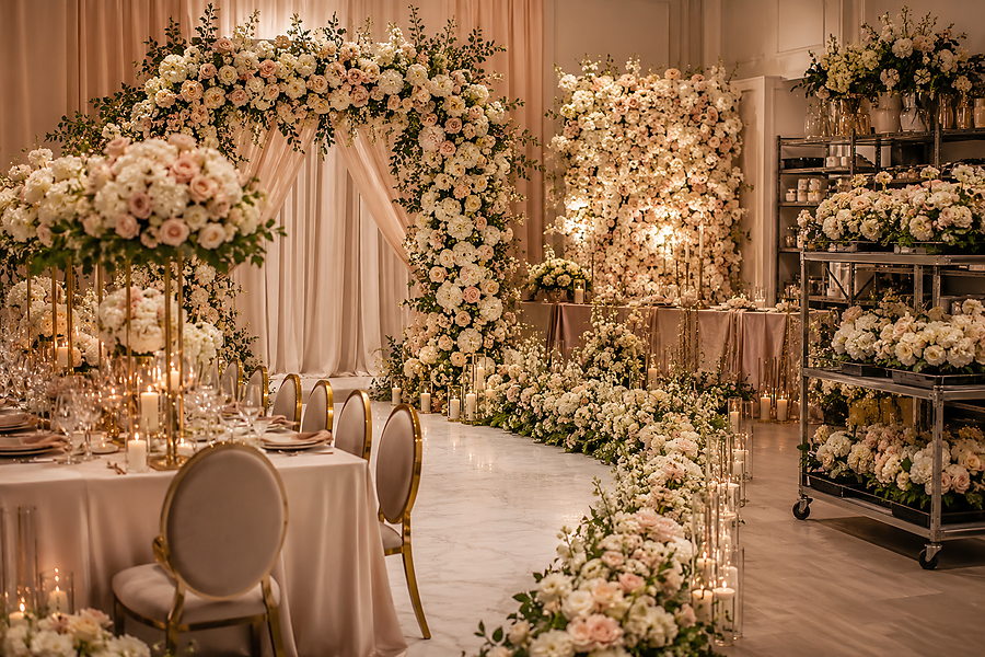 Artificial flowers helping wedding rental businesses improve profit margins
