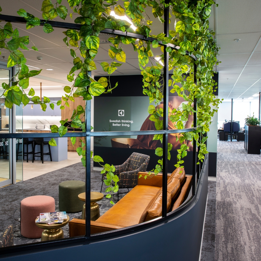 artificial plants for office decoration improve professional workspace