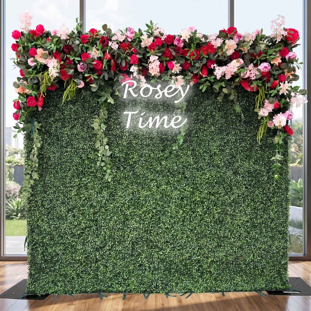 faux greenery for events wedding backdrop