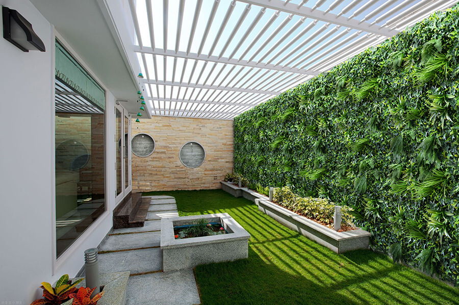 fake plants for balcony privacy green screen balcony project