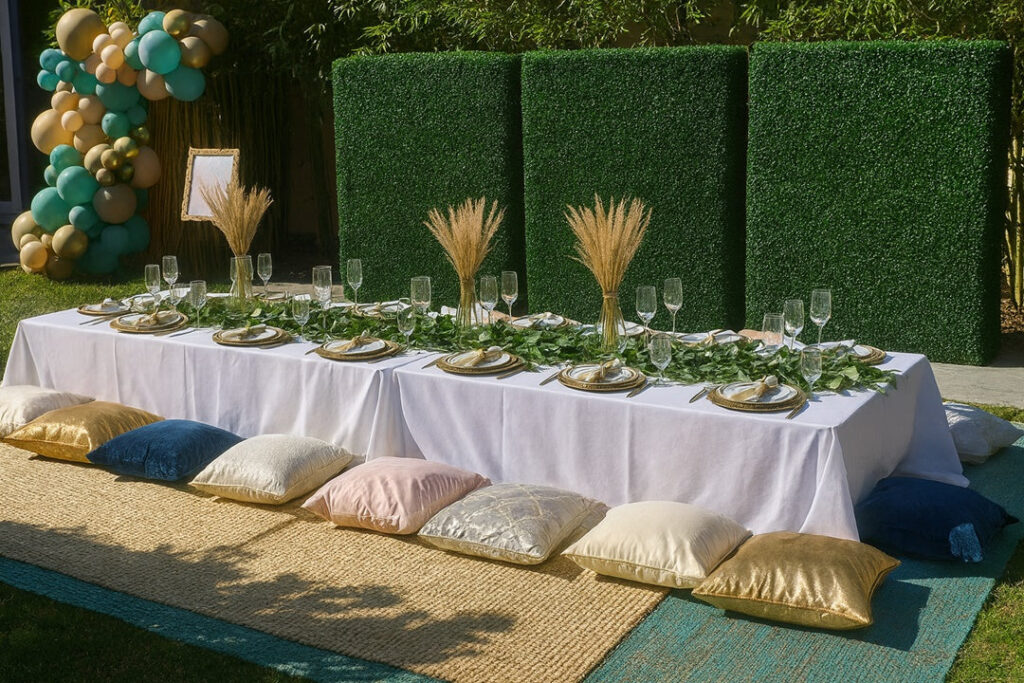 best faux greenery for events arches ceilings walls and tables