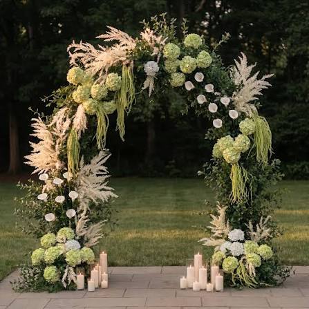 faux greenery for events arch decoration