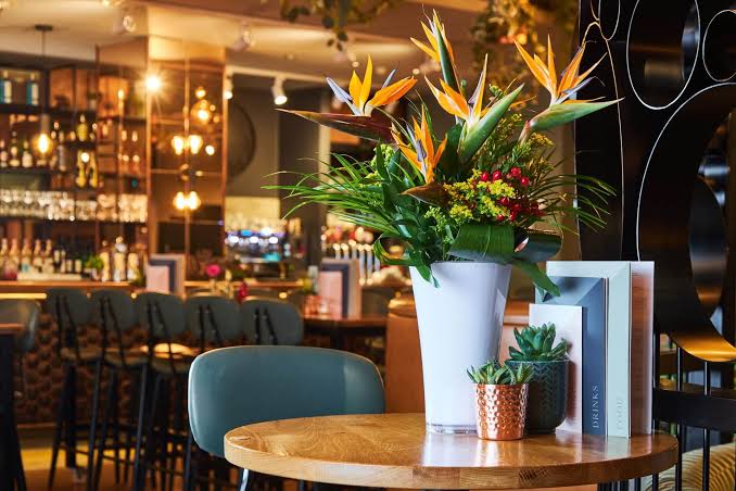 hotel faux greenery for events and artificial flower arrangement wholesale