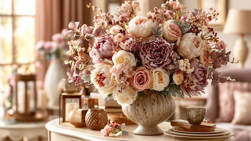 dust damage before silk flower dust removal