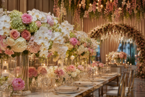 ![artificial flower arrangements for events, colorful faux flowers creating elegant table centerpiece](http://botanicblossoms.com/wp-content/uploads/2025/04/Which-Artificial-Flower-Arrangements-Make-Events-Unforgettable.png "Event Flower Decor")