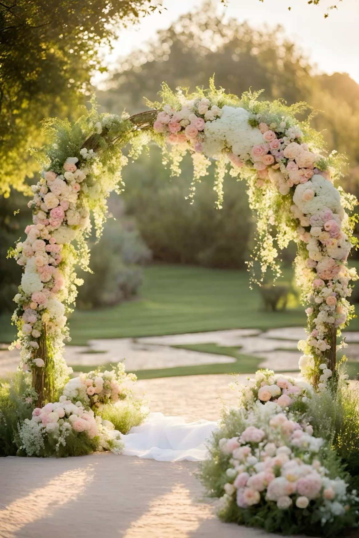 Wedding Arch Flowers: What Are the Best Artificial Flower Designs for ...
