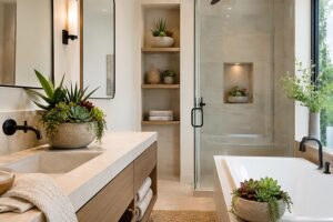 ![Faux succulent arrangements styled for modern bathroom decor](http://botanicblossoms.com/wp-content/uploads/2025/06/Faux-Succulent-Arrangements-for-Modern-Bathrooms.jpg "Bathroom Faux Succulents")
