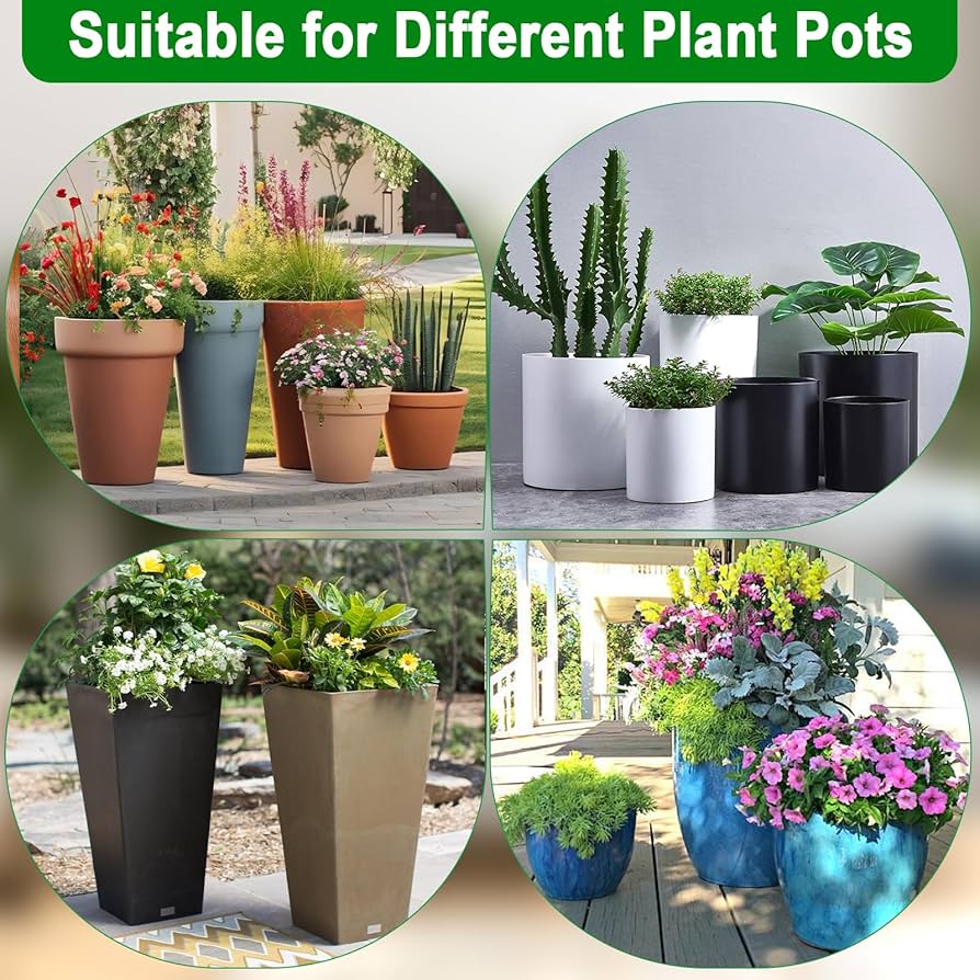 drainage stack geotextile risers overflow ports for outdoor planter anchoring