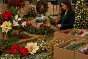 ![Wholesale Christmas faux florals for seasonal retail and event decor](http://botanicblossoms.com/wp-content/uploads/2025/10/Christmas-Faux-Florals-Wholesale-2025-Seasonal-Buying-Guide.webp "Wholesale Christmas Florals")