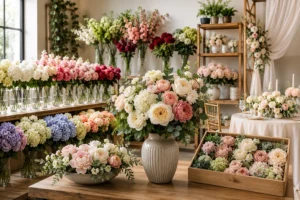 ![Artificial flowers styled in nine proven layouts that sell quickly](http://botanicblossoms.com/wp-content/uploads/2025/10/How-to-Style-Artificial-Flowers—9-Proven-Layouts-That-Sell-Fast.webp "Artificial Flower Layouts")