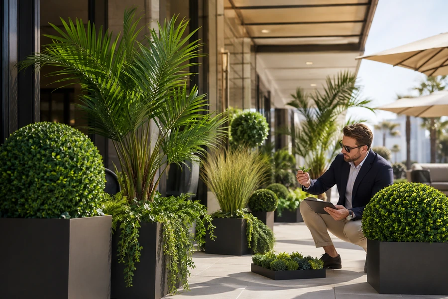UV Treated Artificial Plants UV treated artificial plants protected from fading with nine proven care rules