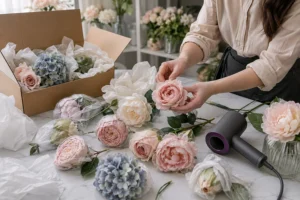 ![Squashed artificial flowers restored using proven tricks for crushed stems](https://botanicblossoms.com/wp-content/uploads/2025/12/How-to-Fix-Squashed-Artificial-Flowers—9-Rescue-Tricks-for-Crushed-Stems.webp "Restore Crushed Artificial Flowers")