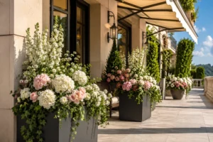 ![UV safe artificial flowers for patios balconies and storefront outdoor displays](https://botanicblossoms.com/wp-content/uploads/2025/12/UV-Safe-Artificial-Flowers—11-Outdoor-Display-Rules-for-Patios-Balconies-and-Storefronts.webp "UV Safe Outdoor Flowers")
