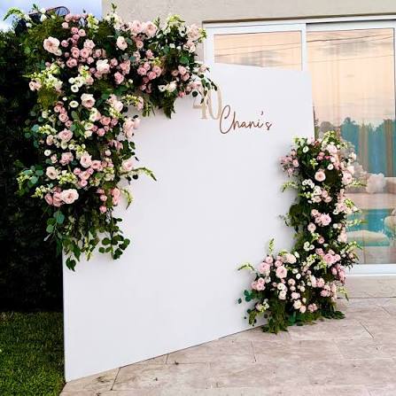 custom flower wall backdrops with artificial greenery for event decoration wholesale