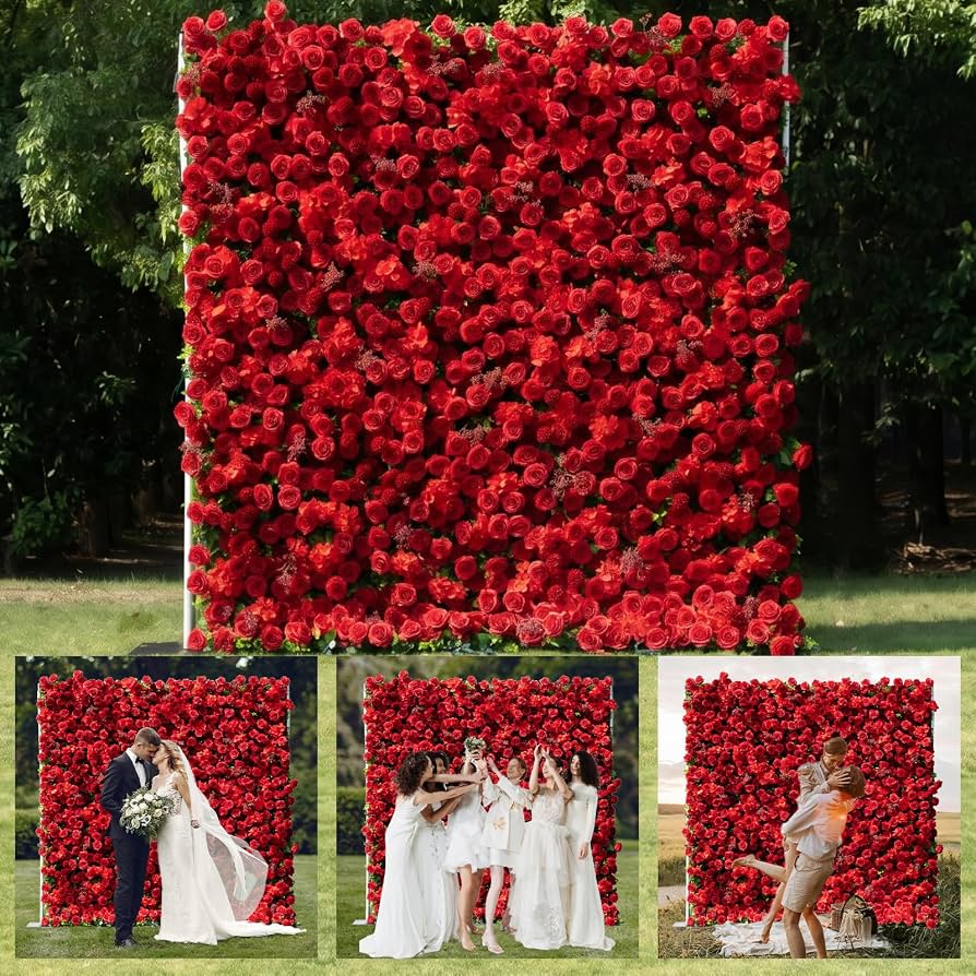 cheap versus premium artificial flower wall backdrop wholesale quality comparison