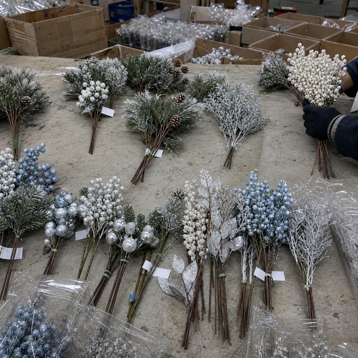 Artificial Christmas Tree Picks & Sprays