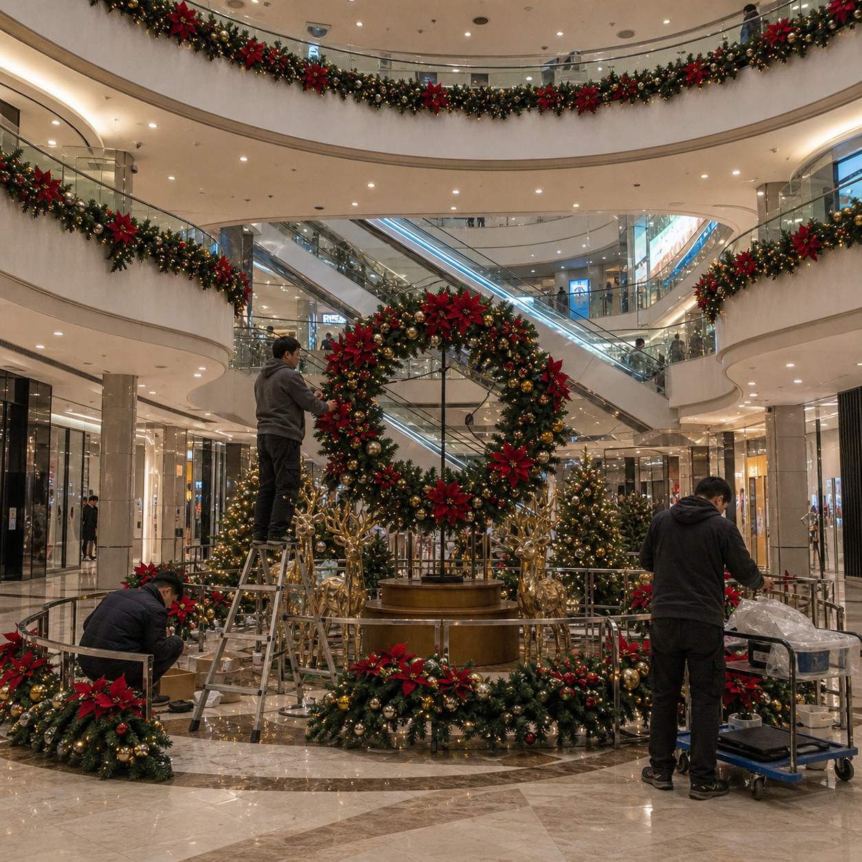 Shopping Mall Christmas Installations