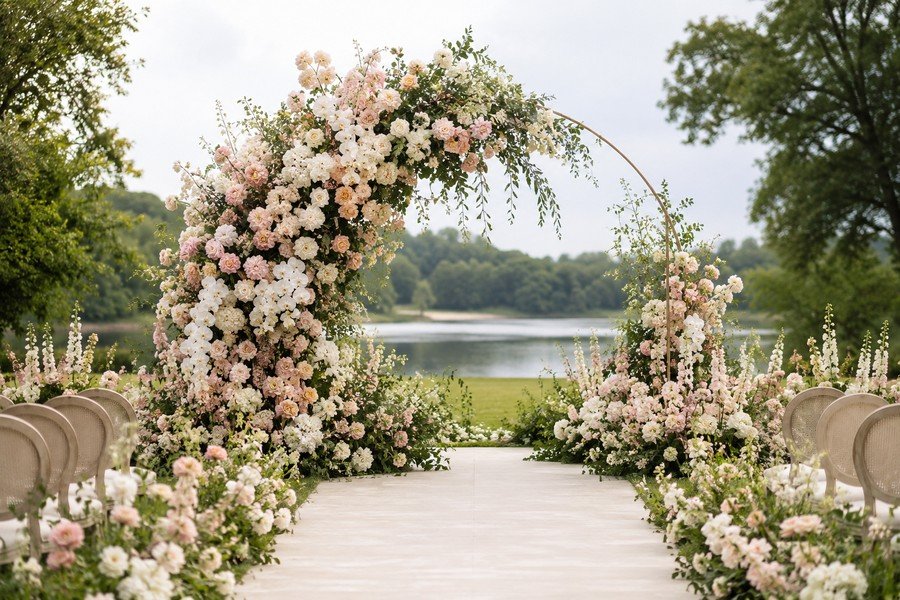 5 Outdoor Wedding Arch Designs Using Faux Florals – Which Style Delivers the Most Impact