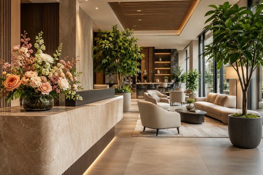 Artificial Flowers vs. Faux Plants: Best Choice for Commercial Décor in 2025