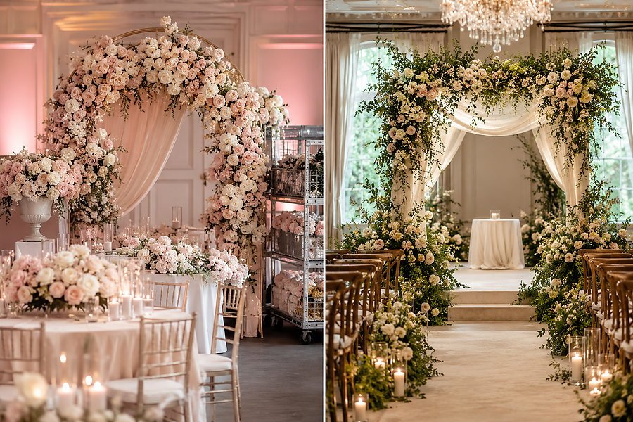 Artificial Wedding Flowers vs Fresh Flowers for Event Rentals