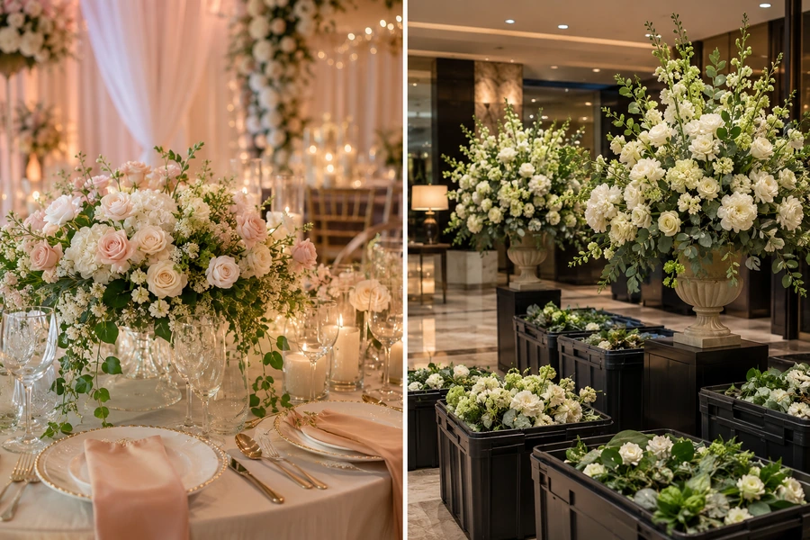 Artificial vs Real Flowers: Cost Comparison for Events and Hotels