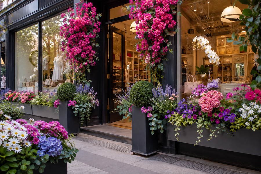 Best Artificial Outdoor Flowers for Retail Displays in 2025