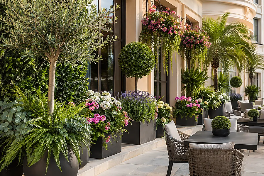 Best Fake Outdoor Plants That Look Stunning Year-Round