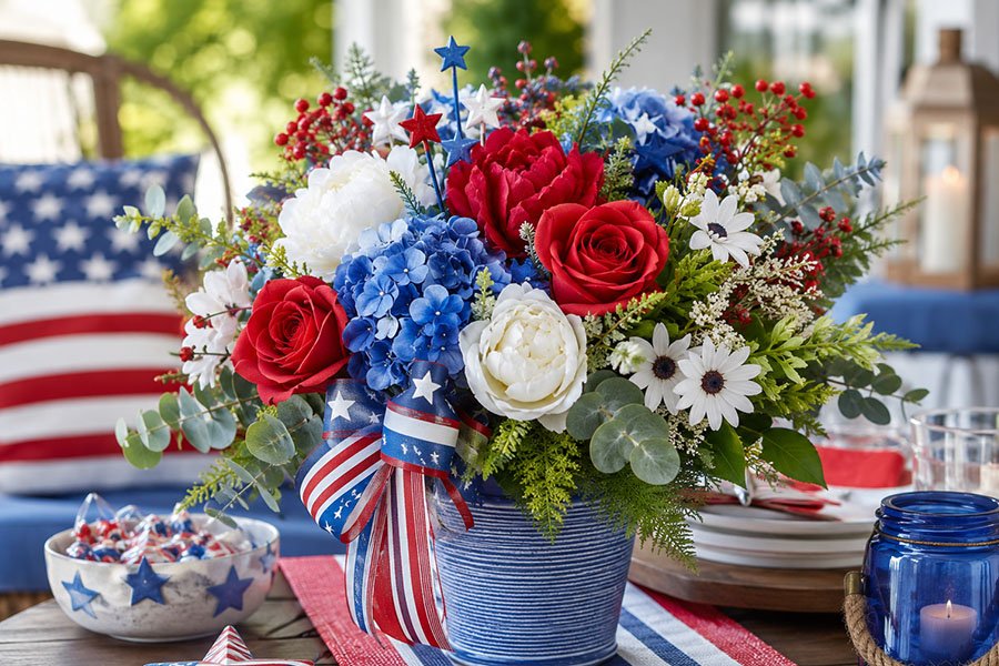 Crafting a Unique Independence Day Artificial Flower Bouquet: My Project Journey