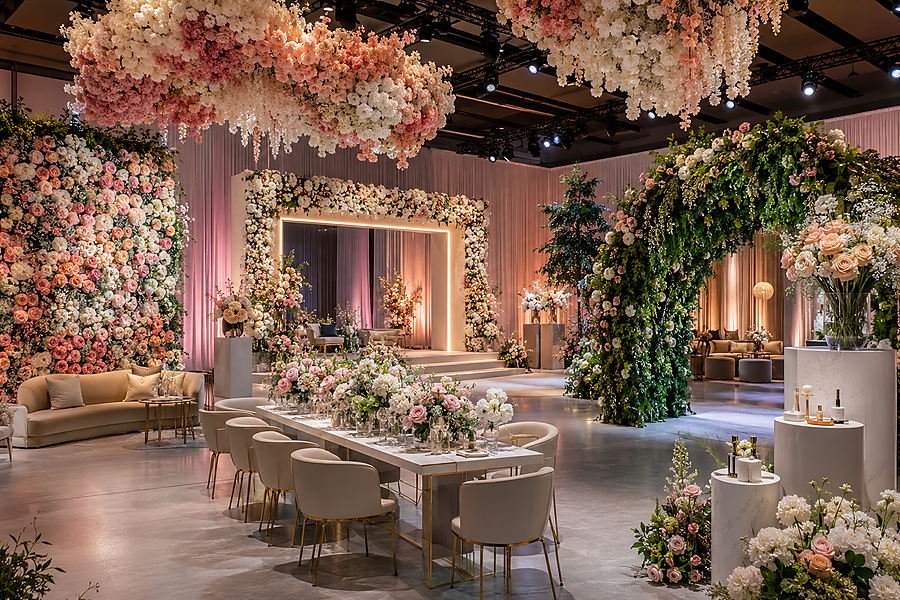Creative Faux Flower Installations for Corporate Events