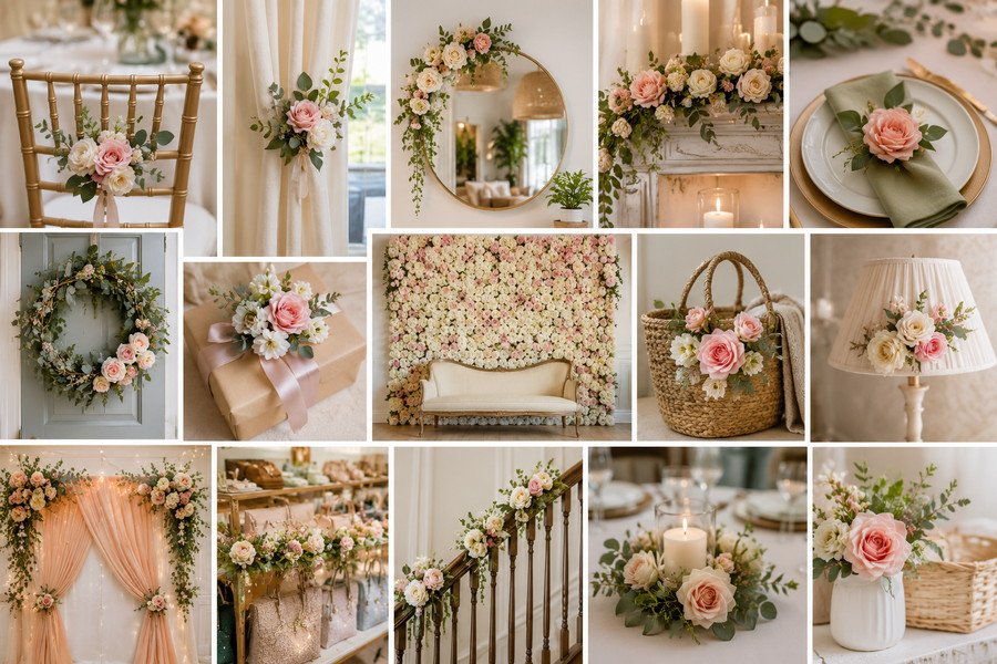 Creative Ways to Use Clip-On Flowers for Decor