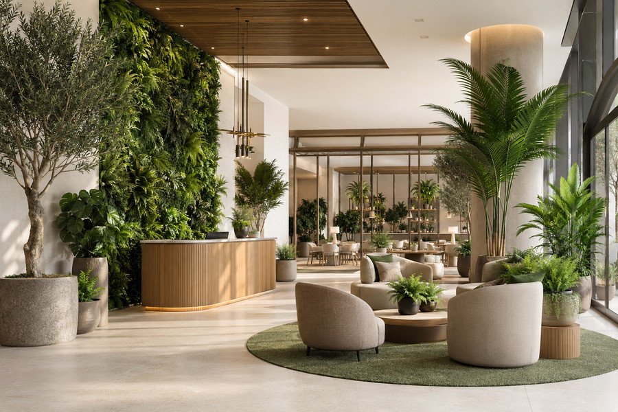 Eco-Friendly Artificial Plants: Sustainable Solutions for Commercial Interiors in 2025