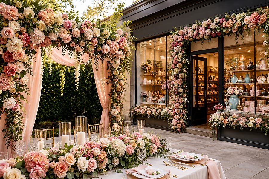 Faux Flower Garlands: Wholesale Solutions for Weddings and Retail