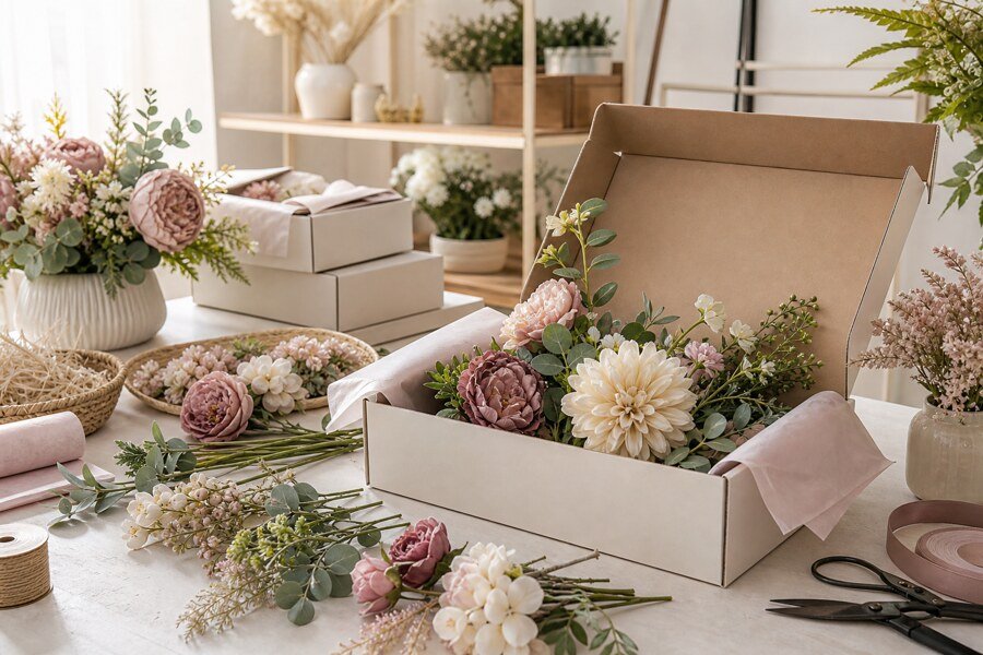 How to Build Your Own Faux Flower Subscription Box?