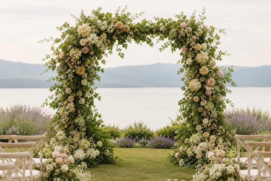 How to Build a Stunning Faux Flower Wedding Arch That Looks Real?